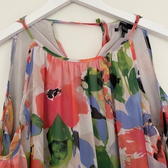 MAGGY London Floral Could Shoulder Dress, Size 2 - Picture 5 of 12